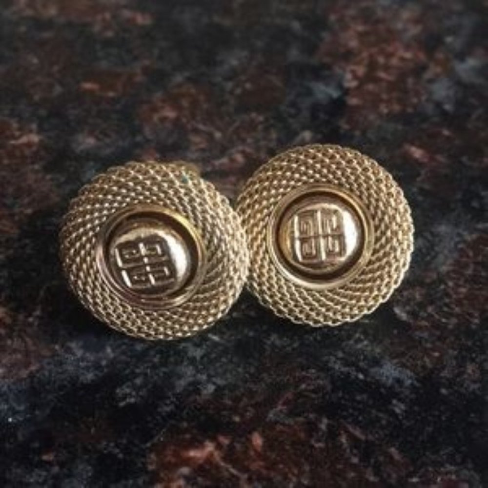 Rare GIVENCHY Exquisite ETRUSCAN Rare Signed Vintage 1980's LOGO